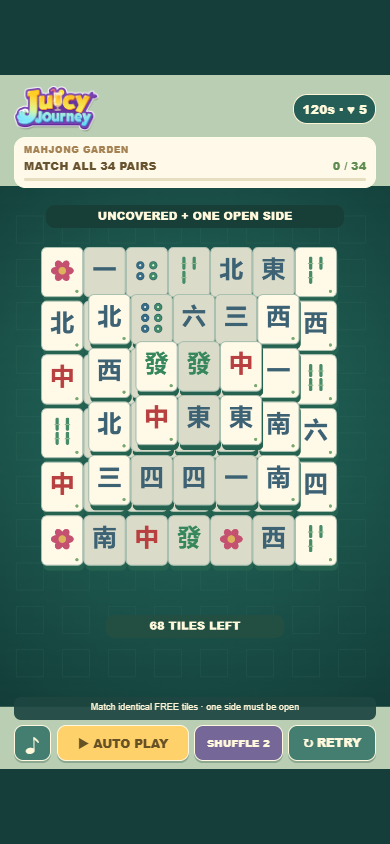 层叠麻将配对预览
